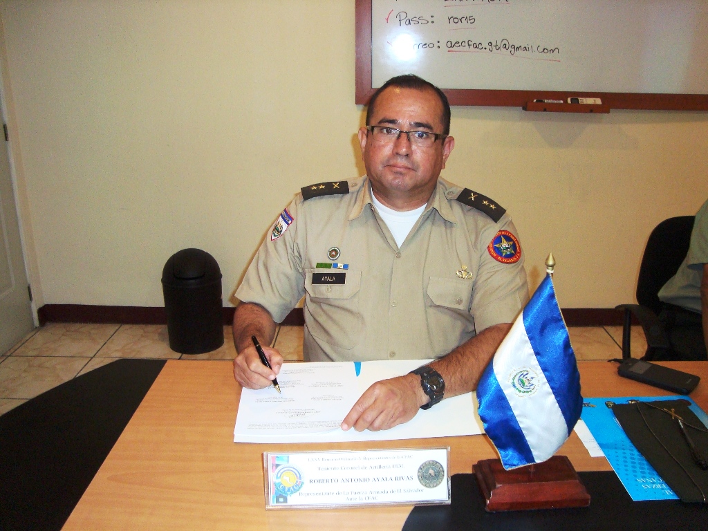 Firma del Acta, El Salvador